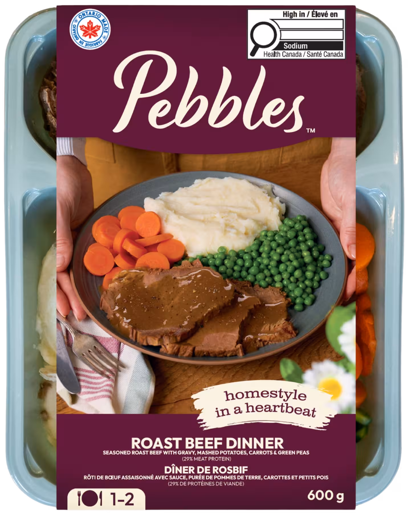 Roast beef dinner package