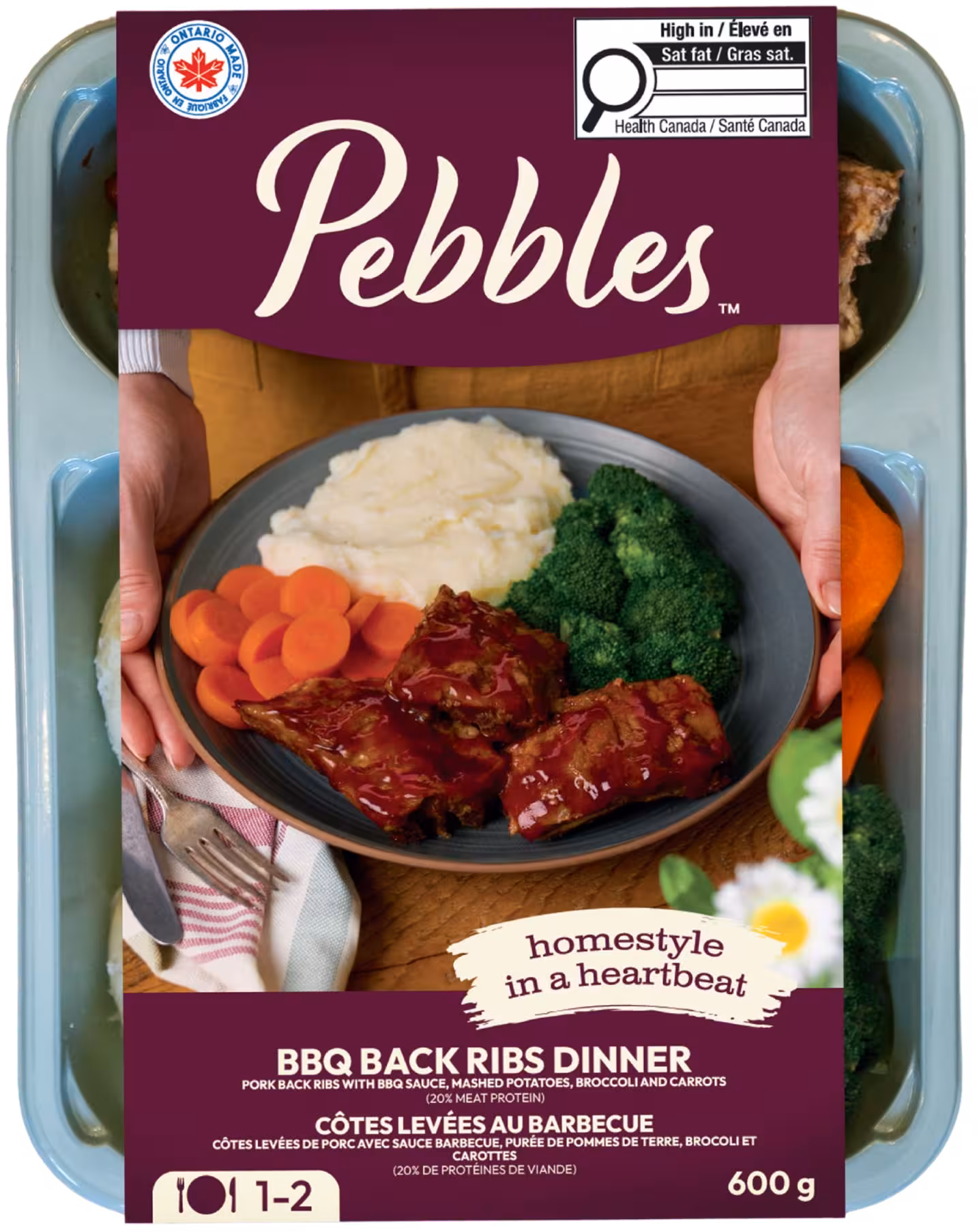 BBQ back ribs dinner package
