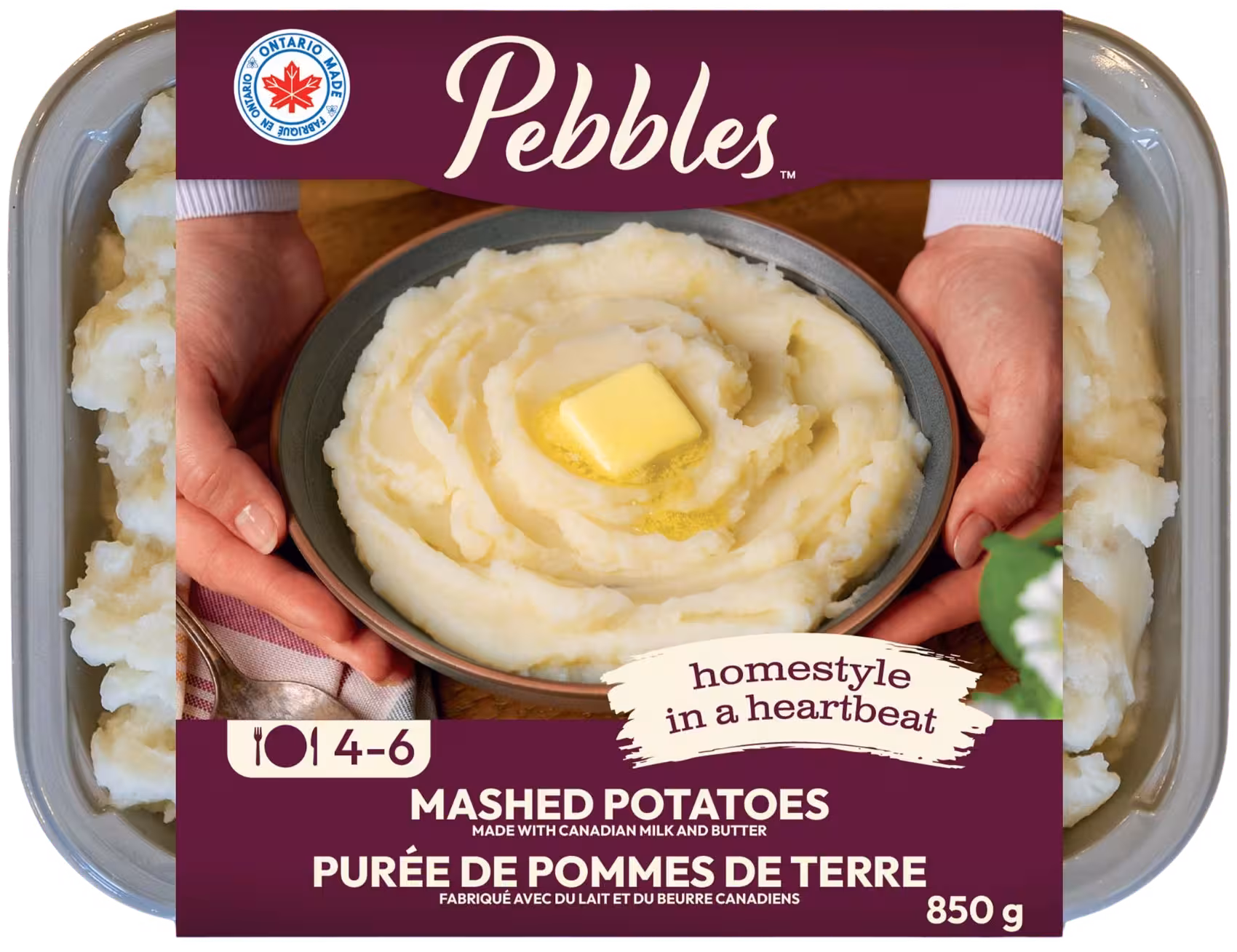 Mashed potatoes dinner package