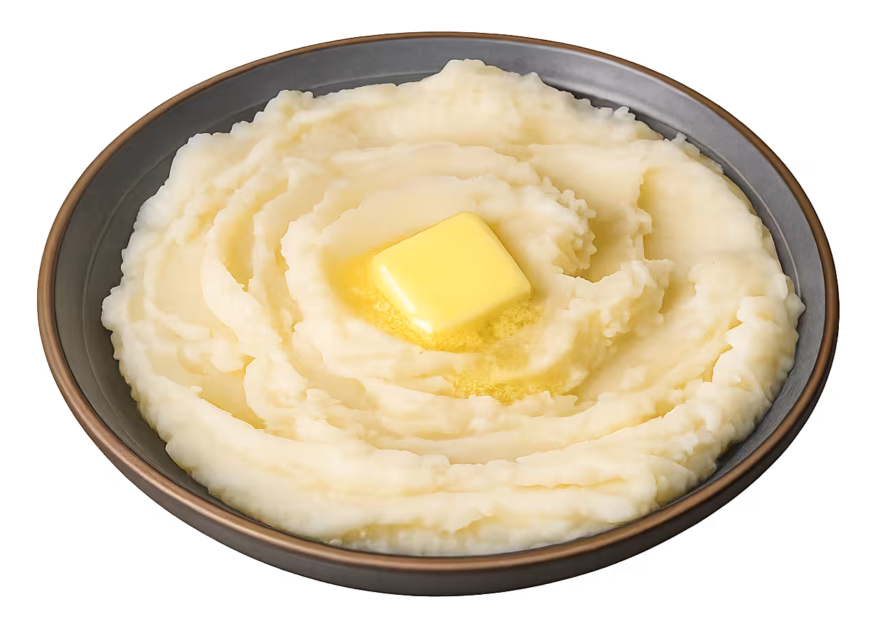 Creamy mashed potatoes