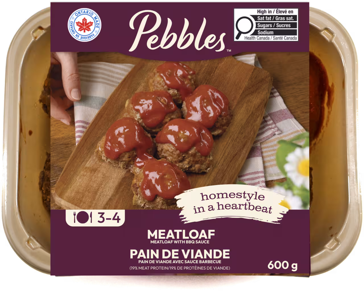Meatloaf for 3-4 package